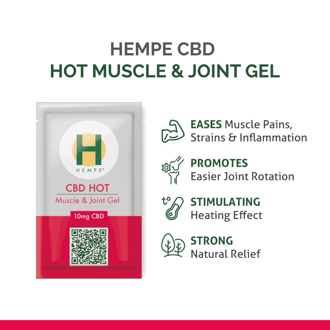 Hempe Heat Rubs *NEW* HEMPE Hot Muscle & Joint Travel Sachet