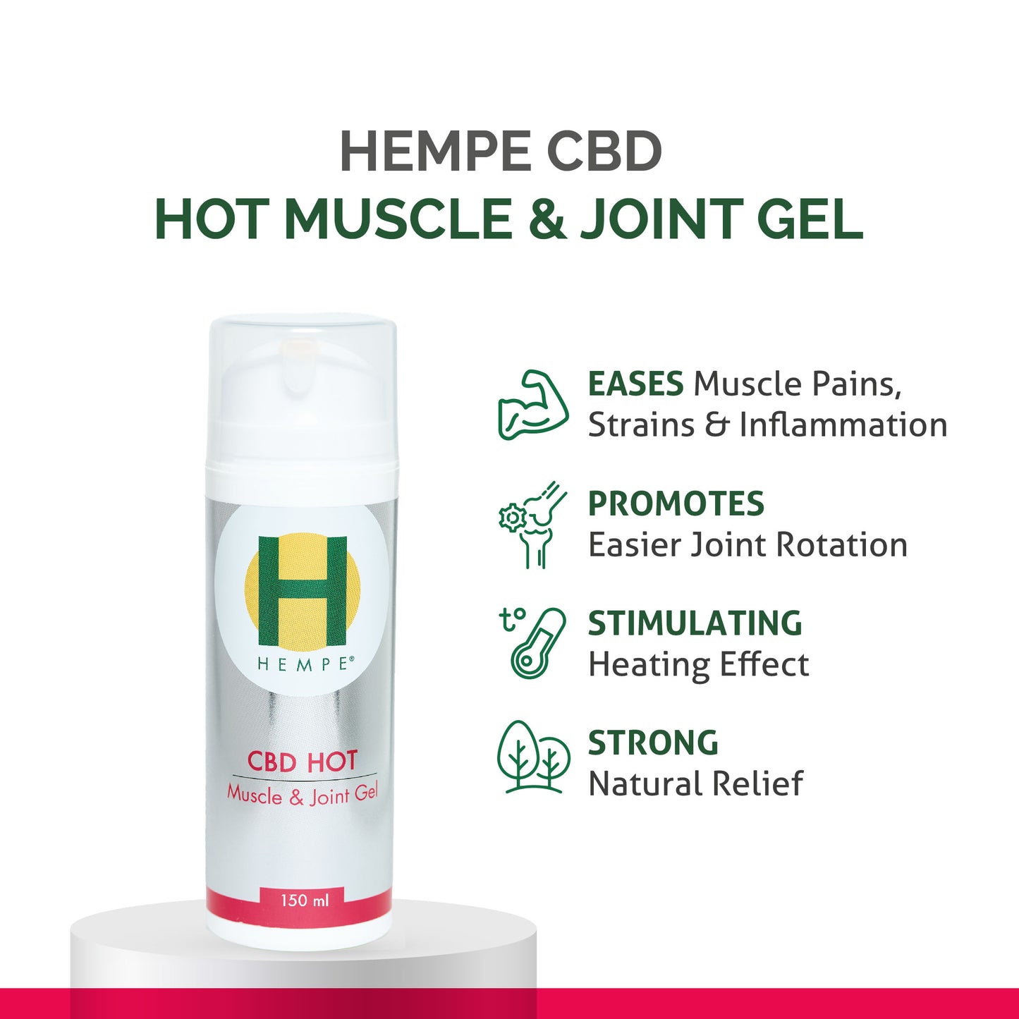 HEMPE Hot Muscle & Joint Gel 150ml