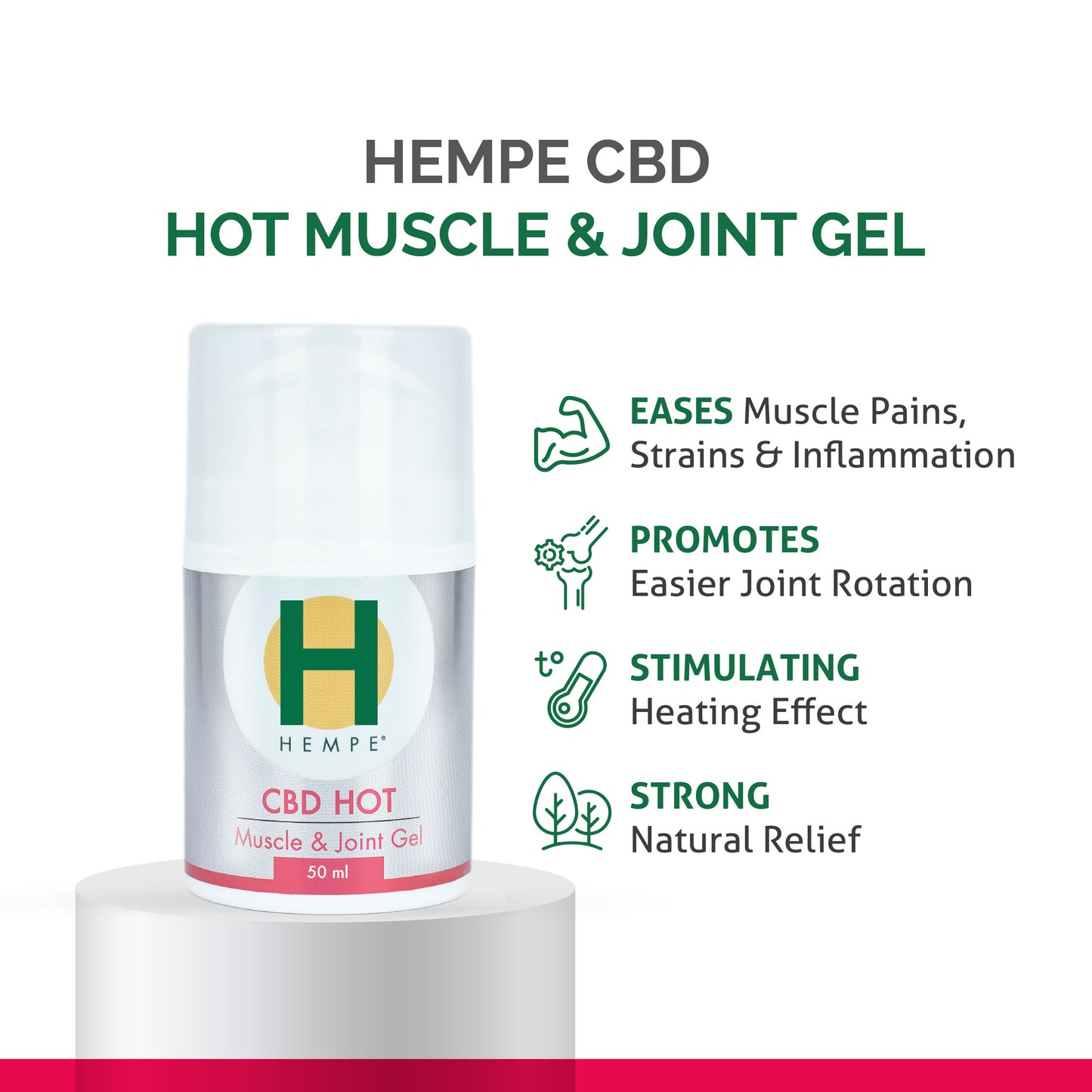 HEMPE Hot Muscle & Joint Gel 50ml