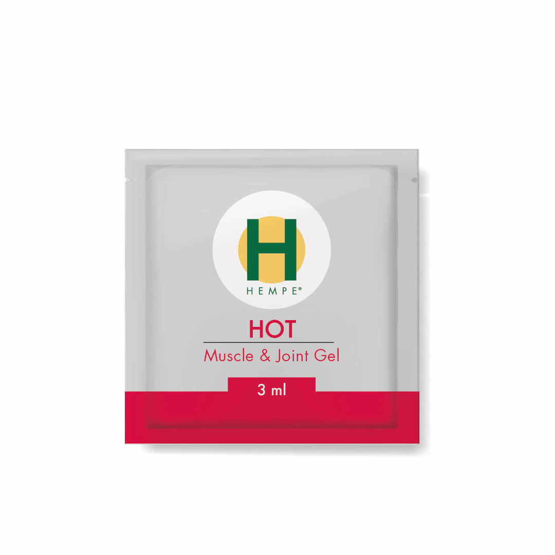 Hempe Heat Rubs NEW *TRY BEFORE YOU BUY* HEMPE Hot Muscle & Joint Sample Sachet 3ml