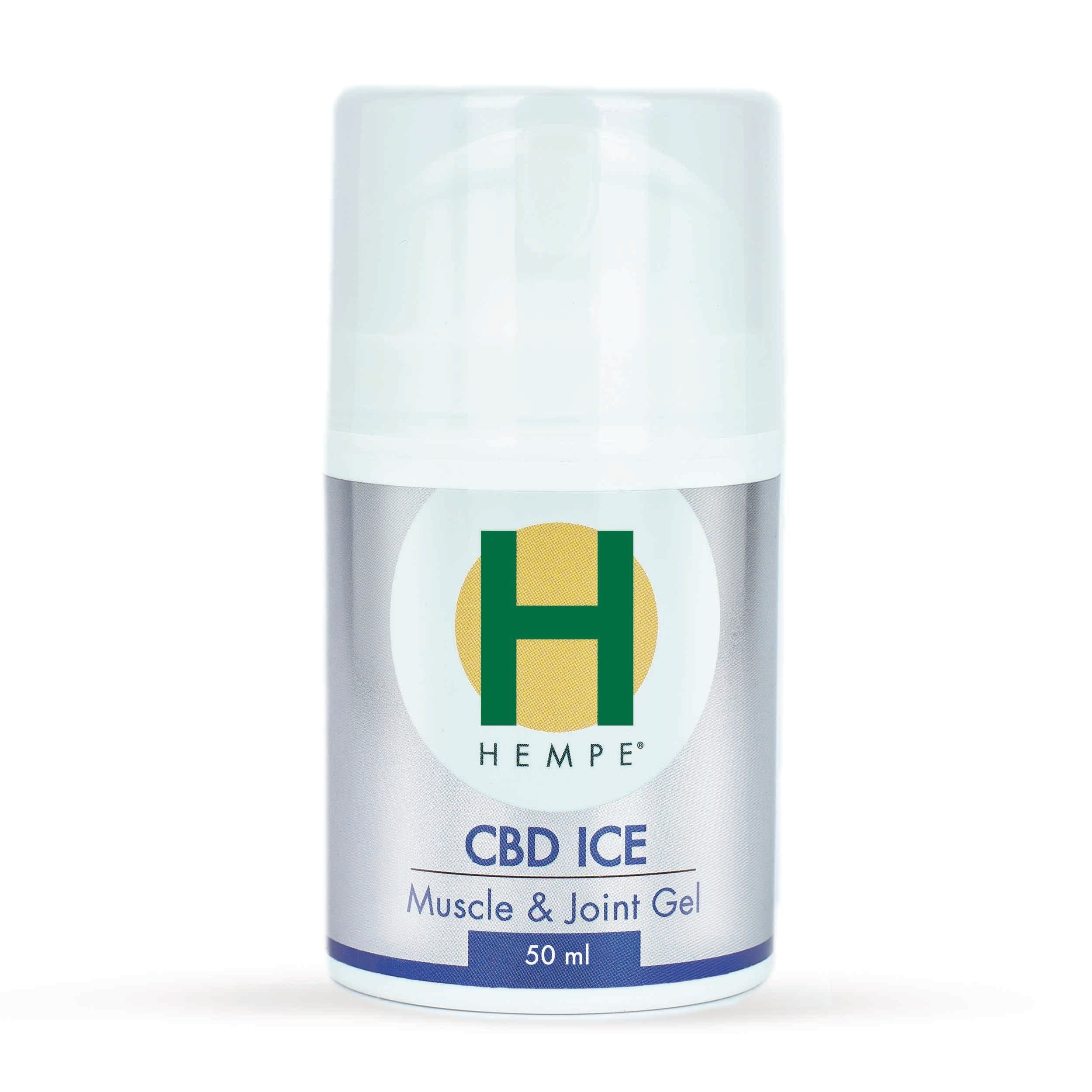 Buy Ice Muscle & Joint CBD Pain Relief Gel 50ml Online - HEMPE