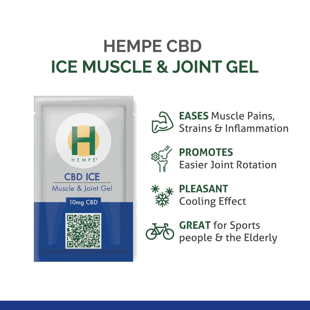 Hempe Ice Packs HEMPE Ice Muscle & Joint Travel Sachet 10ml